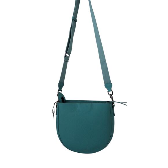 NWT Botkier BEATRICE Genuine Leather Saddle Bag in VERDIGRIS (Rare) $228 MSRP - Picture 4 of 8